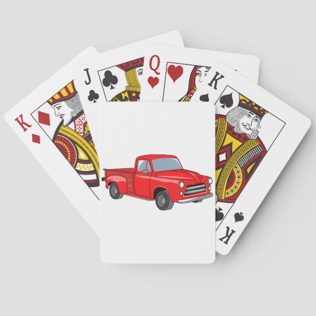 LKW für klassischen Lieferwagen Spielkarten (Rückseite)