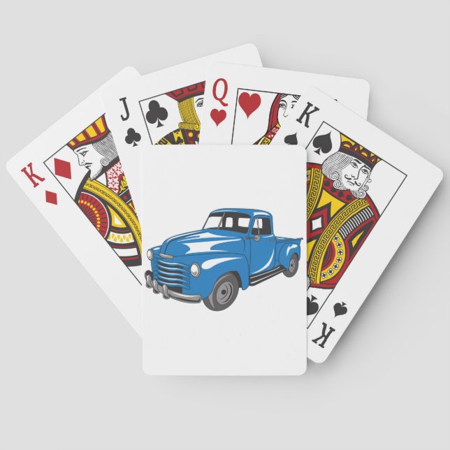 LKW für klassischen Lieferwagen Spielkarten (Rückseite)