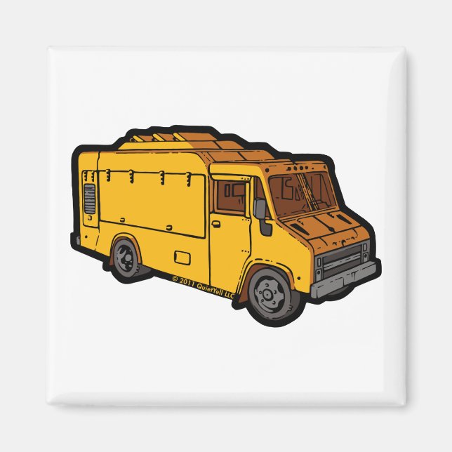 LKW: Grundlegend (gelb) Magnet (Vorne)