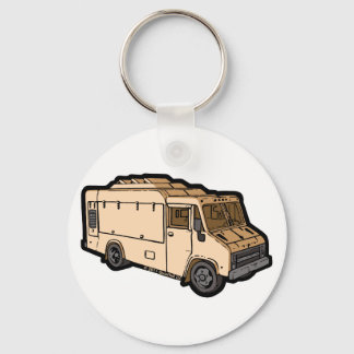 LKW: Grundstoff (Creme) Schlüsselanhänger