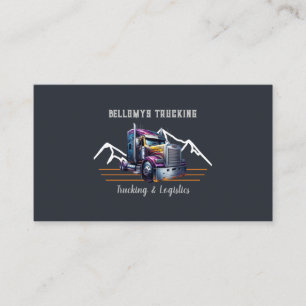 LKW-Halbzeug und Logistik Visitenkarte