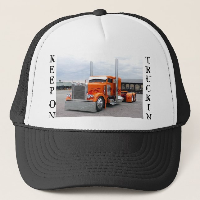 LKW-HUT, BEHALTEN AN TRUCKIN TRUCKERKAPPE (Vorderseite)