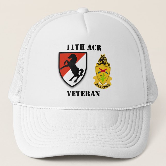 LKW-Hut für einen 11. ACR-Veteran Truckerkappe (Vorderseite)