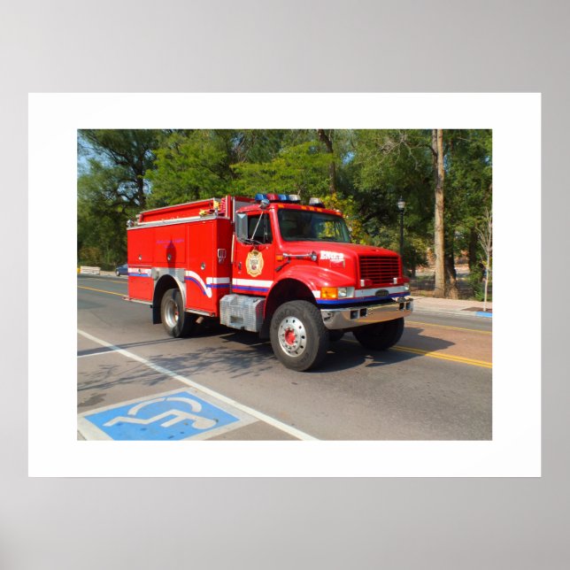 LKW in Manitou Springs Poster (Vorne)