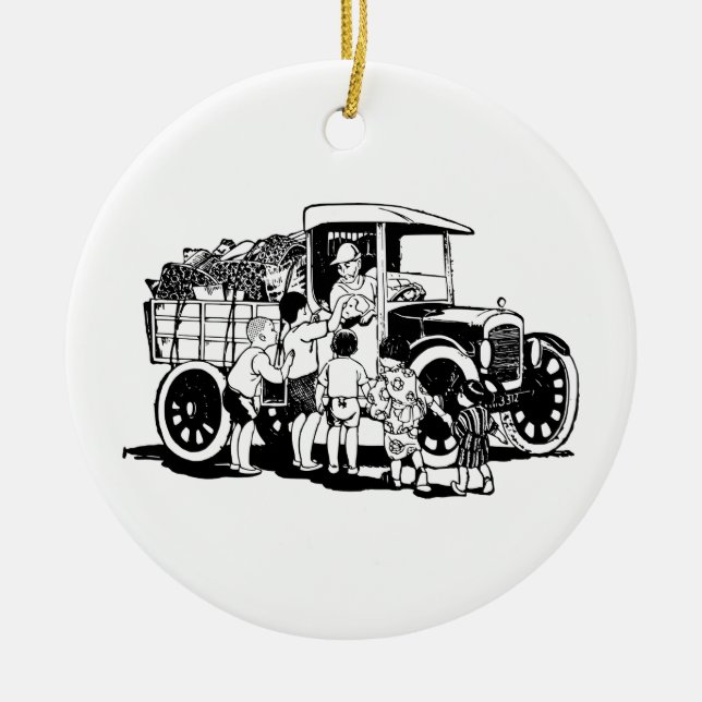 LKW KERAMIK ORNAMENT (Vorne)