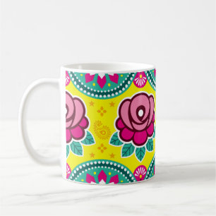 LKW-Kunst aus Indien und Pakistan nahtlos lang Kaffeetasse