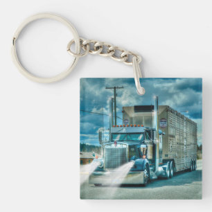 Lkw-Kunst für Lkw-Fahrer Schlüsselanhänger