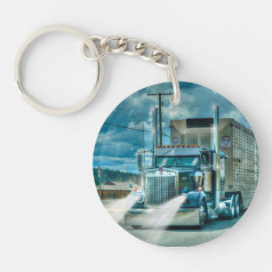 Lkw-Kunst für Lkw-Fahrer Schlüsselanhänger
