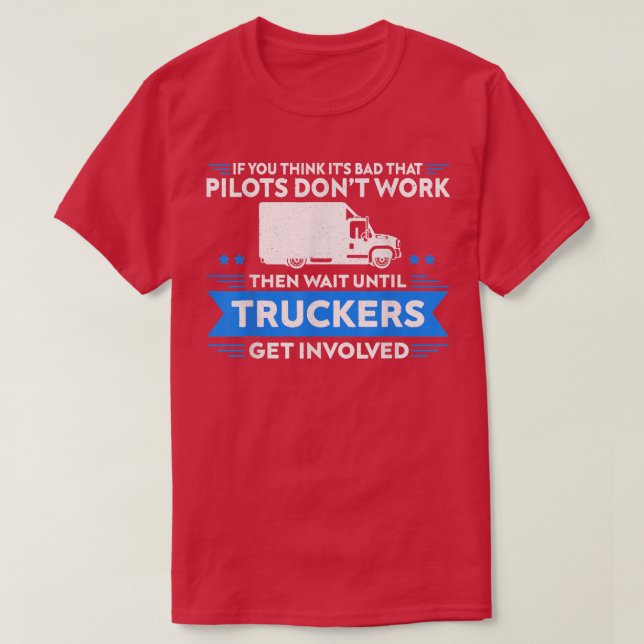 LKW Landlastwagen Diesel Güterkraftwagen T-Shirt (Design vorne)