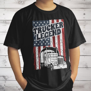 LKW-Legende Lustiger Sattelzugfahrer LKW-Fahren T-Shirt
