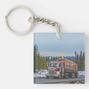 Lkw-Lieferung - Lkw-Kunst für Lkw-Liebhaber Schlüsselanhänger