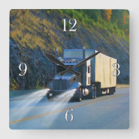 LKW-LKW-Fahrer: Wall Clock