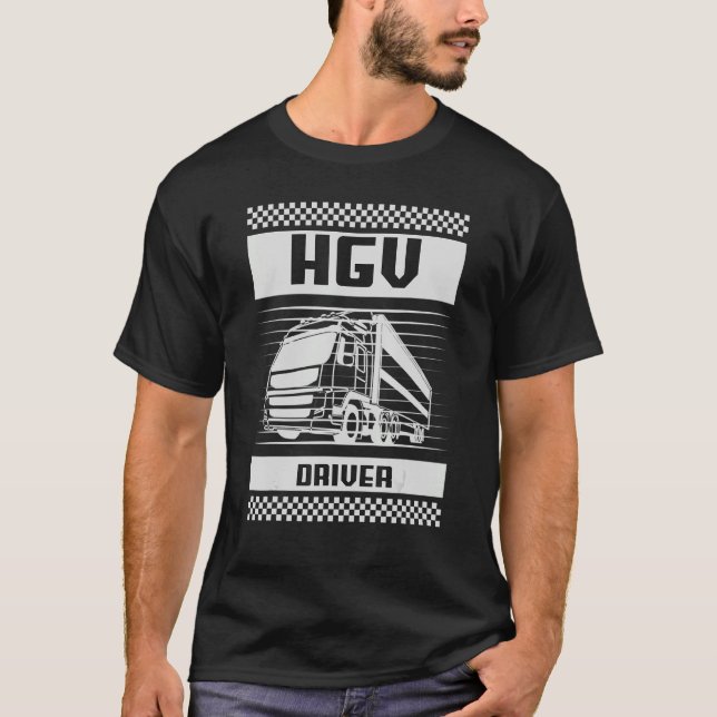 LKW-LKW-LKW-Fahrer für coole Schwerlastfahrzeuge T-Shirt (Vorderseite)