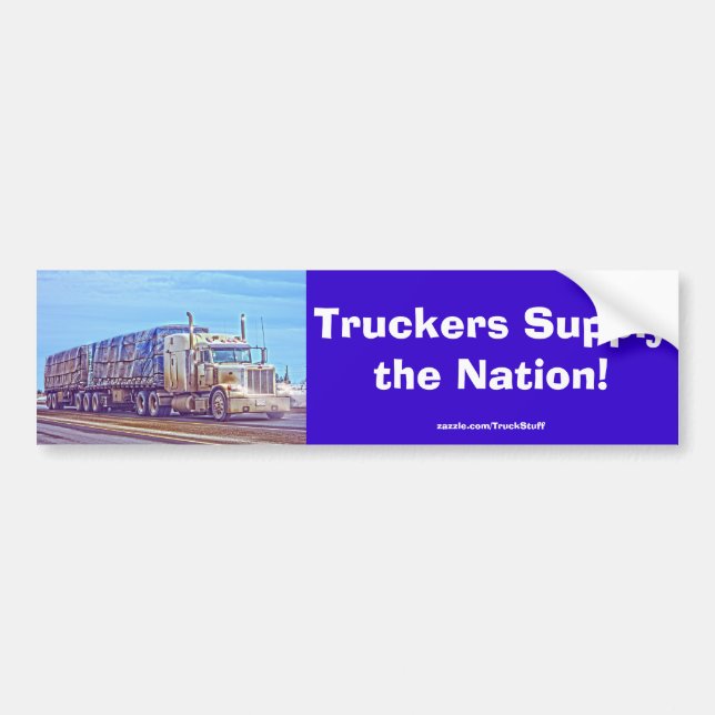 LKW-LKW Schwertransporter Autoaufkleber #Gift (Vorne)