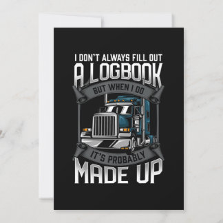 LKW-Logbook LKW-Fahrer Einladung
