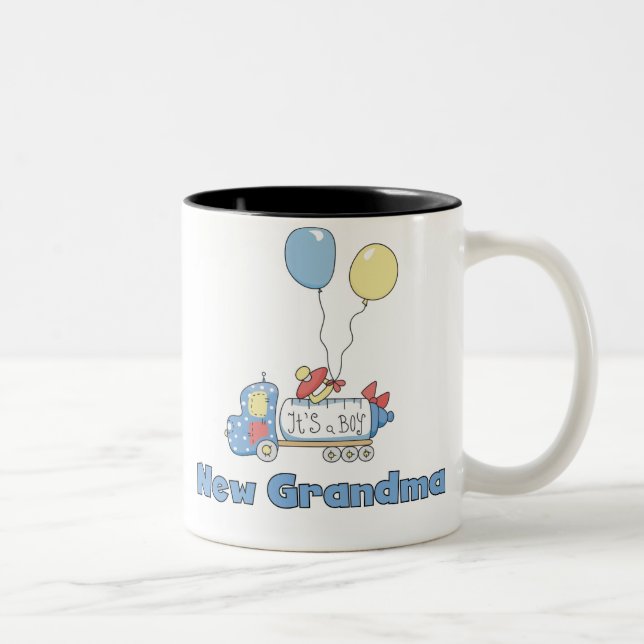 LKW-neues Großmutter-Baby Zweifarbige Tasse (Rechts)