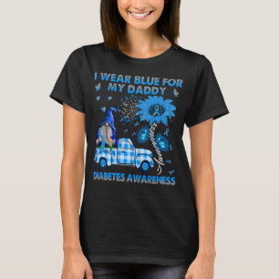 Lkw-Nomen trage ich Blau für meinen Daddy Diabetes T-Shirt
