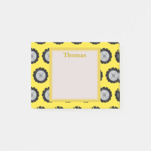 Lkw-Räder Post-it Klebezettel