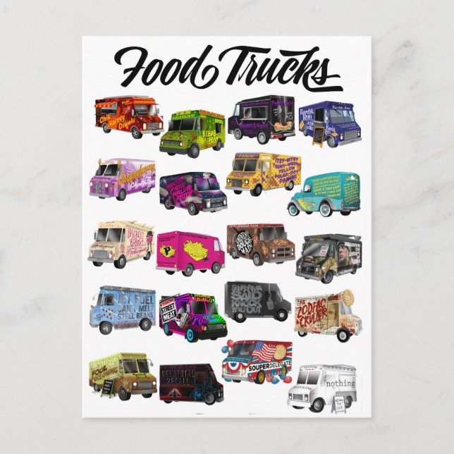 LKW-Schubladenpistolen Postkarte (Vorderseite)