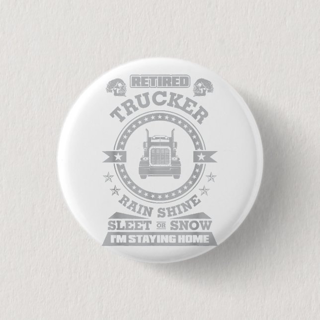 LKW-Shirts LKW-Fahrer-Kleidung Button (Vorderseite)