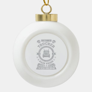 LKW-Shirts LKW-Fahrer-Kleidung Keramik Kugel-Ornament