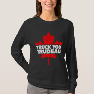 Lkw Sie TRUDEAU I Support Freedom Convoy 2022 USA T-Shirt