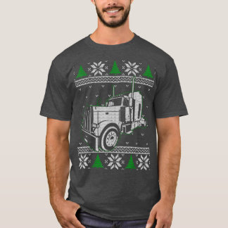LKW Ugly Christmas Sweater Truck Driver Geschenk  T-Shirt