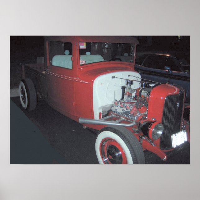 Lkw und Motor Poster (Vorne)