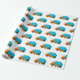 Lkw und Müll können Kinder Geschenkpapier