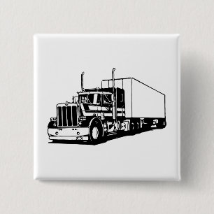 Lkw und Trockenvan Button