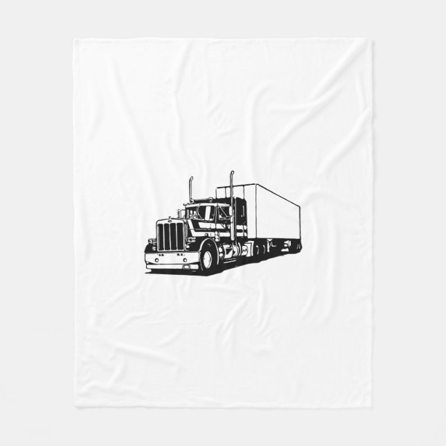 Lkw und Trockenvan Fleecedecke (Vorderseite)