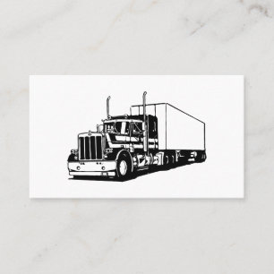 Lkw und Trockenvan Visitenkarte