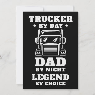 LKW und Vater - Helden auf der Straße und auf der  Einladung