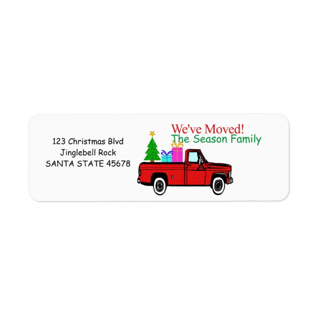Lkw und Weihnachtsschild (Vorne)