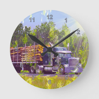 LKWer spendet LKW-Wall-Uhr Runde Wanduhr