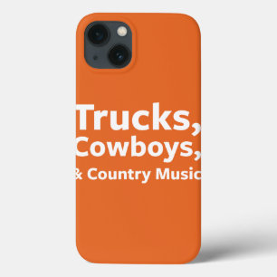 LKWs, Cowboys und Countrymusik iPhone 13 Hülle