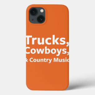 LKWs, Cowboys und Countrymusik iPhone 13 Hülle