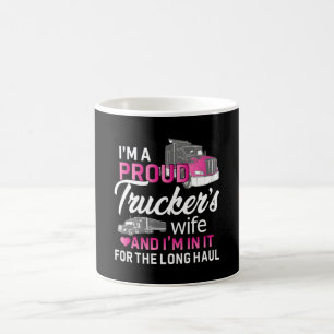 LKWs Ehefrau LKW LKWs Girl Geschenkidee Kaffeetasse