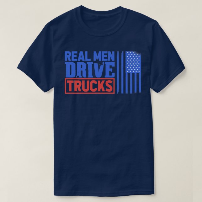 LKWs für Lastwagenfahrer - Schleppwagen T-Shirt (Design vorne)