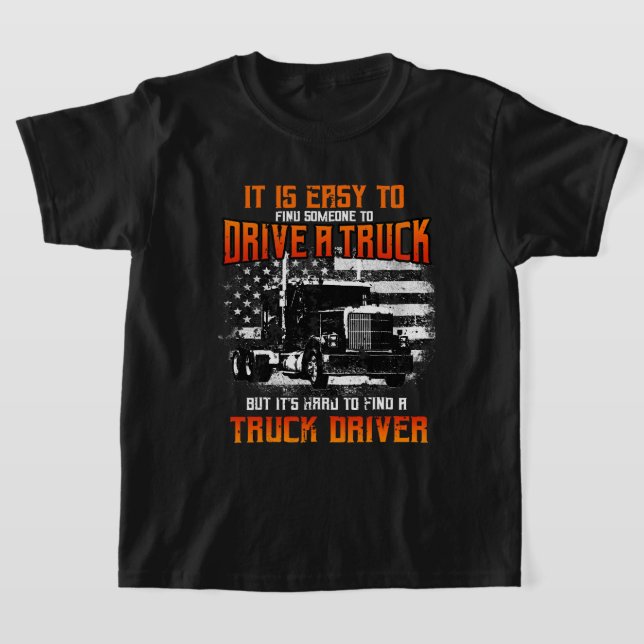 LKWs Geschenke Trailer LKW 18 Rollerhar T-Shirt (Ablage )