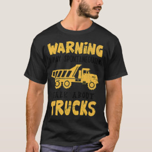 LKWs schwere Baustellenfahrzeuge Kunst Kunst T-Shirt