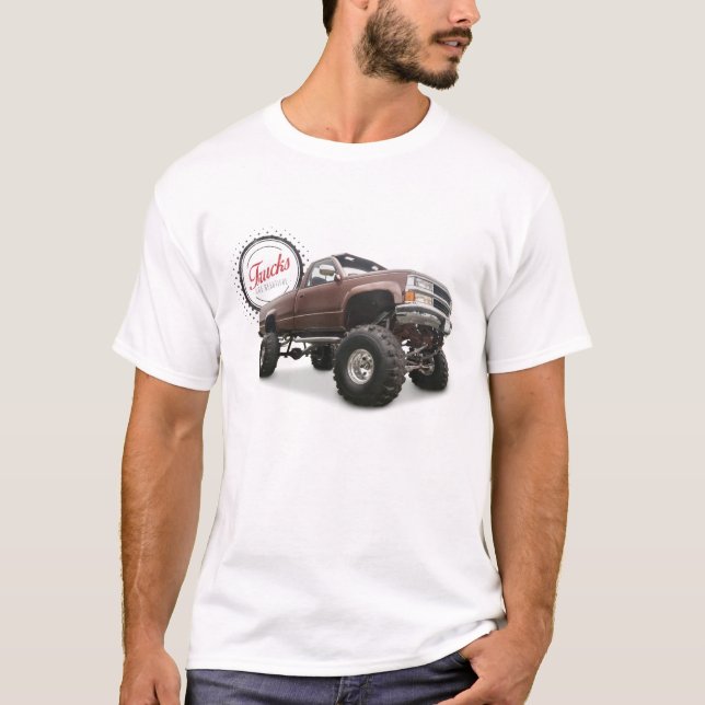 LKWs sind schön (4x4 Chevy) T-Shirt (Vorderseite)