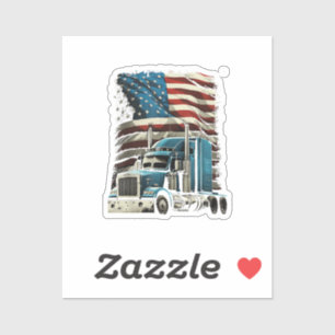 LKWs US-amerikanische Fahne für Patriotic Truck Dr Aufkleber