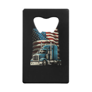 LKWs US-amerikanische Fahne für Patriotic Truck Dr Geldbeutel Flaschenöffner