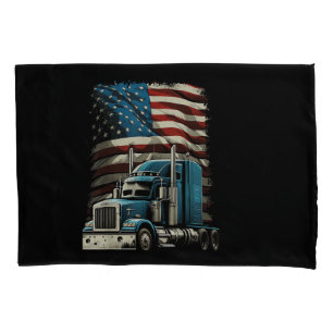 LKWs US-amerikanische Fahne für Patriotic Truck Dr Kissenbezug