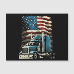 LKWs US-amerikanische Fahne für Patriotic Truck Dr Magnetkarte