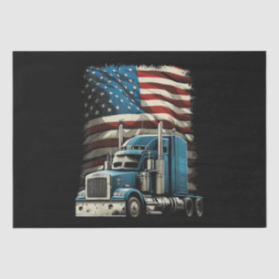 LKWs US-amerikanische Fahne für Patriotic Truck Dr Seidenpapier