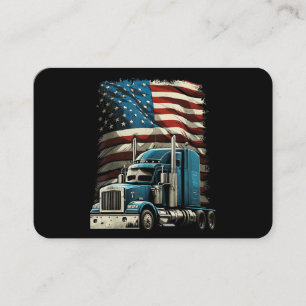 LKWs US-amerikanische Fahne für Patriotic Truck Dr Visitenkarte
