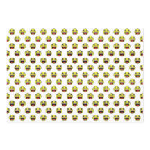 LL Emoji Face Wrapping Paper Sheets