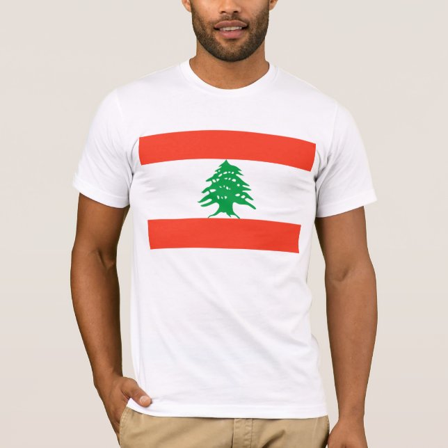 LL Liban der Libanon LL T-Shirt (Vorderseite)